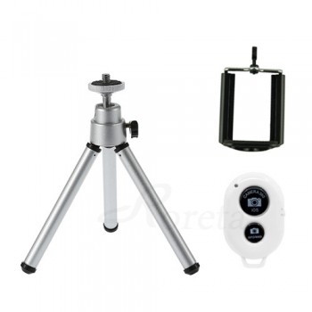 Roreta Mobile Phone mini tripod Stand Bluetooth Remote monopod tripods For mini Digital Camera tripod Phone Desktop Holder