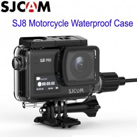 SJCAM SJ8 Series Motorcycle Waterproof Case with USB-C Cable for SJ8 Pro SJ8 Plus SJ8 Air 4K Action Camera Accessories