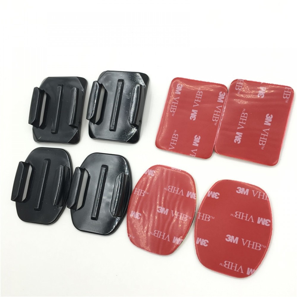 Accessories Sticker Flat Curved Adhesive 3M VHB Mount surfboard surfaced helmets for HD Hero 3+ 4 for Xiaomi Yi For SJCAM