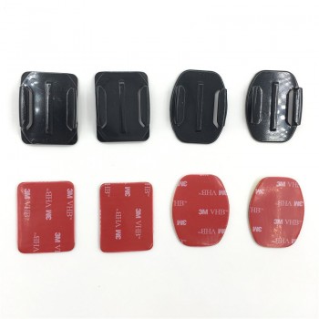 Accessories Sticker Flat Curved Adhesive 3M VHB Mount surfboard surfaced helmets for HD Hero 3+ 4 for Xiaomi Yi For SJCAM