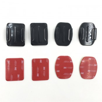 Accessories Sticker Flat Curved Adhesive 3M VHB Mount surfboard surfaced helmets for HD Hero 3+ 4 for Xiaomi Yi For SJCAM