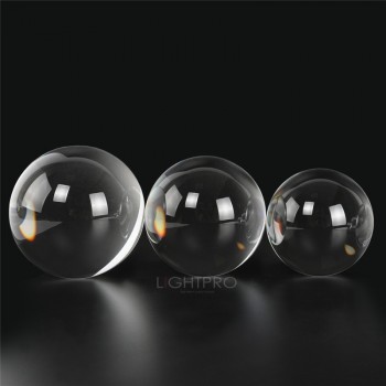 50/60/70/80/90/100/110mm Photography Crystal Lens Ball Asian Quartz Clear Magic Glass Ball w/ Portable Bag for Photo Shooting
