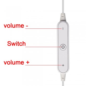 S6 Wireless Headphone Bluetooth Earphone Headphone For Phone Neckband sport earphone Auriculare CSR Bluetooth