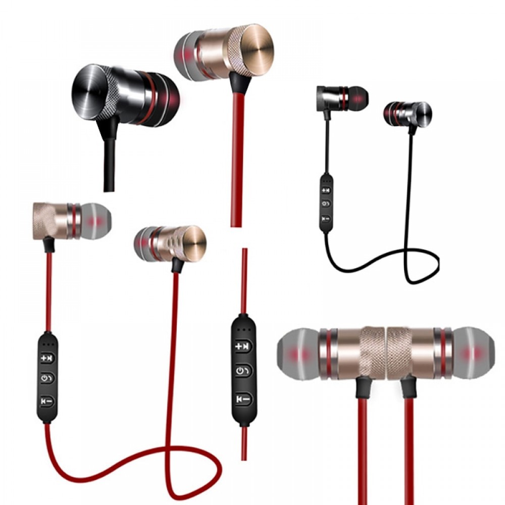 Newest SGA Wireless Bluetooth Earphone Neckband Sport with Mic Earphones Handsfree Headset Earphone Earphone for iPhone Samsung
