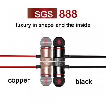 Newest SGA Wireless Bluetooth Earphone Neckband Sport with Mic Earphones Handsfree Headset Earphone Earphone for iPhone Samsung