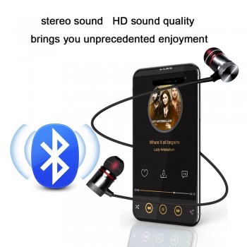 Newest SGA Wireless Bluetooth Earphone Neckband Sport with Mic Earphones Handsfree Headset Earphone Earphone for iPhone Samsung