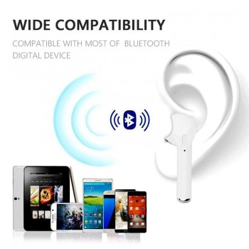 i7 i7s TWS Wireless Bluetooth Earphones  In-Ear Music Earbuds Set  Stereo Headset for iphone X 6 7 8 Samsung Xiaomi Retail Box