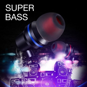 DUSZAKE In-Ear Headphones For Xiaomi Earphone For Phone Stereo Bass Headset Metal Wired Earphone HiFi Headphones Mic for Samsung