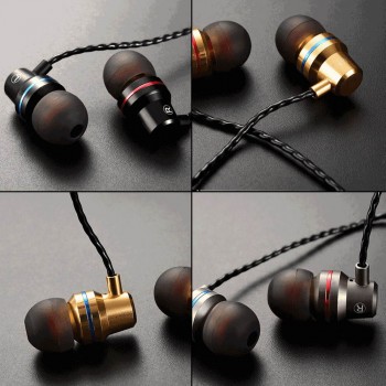 DUSZAKE In-Ear Headphones For Xiaomi Earphone For Phone Stereo Bass Headset Metal Wired Earphone HiFi Headphones Mic for Samsung