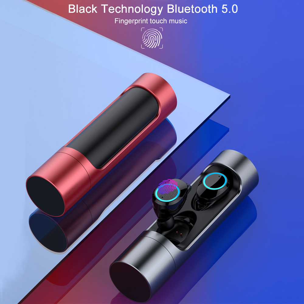 X8 Touch Control TWS Bluetooth 5.0 Earphone Mini Twins Wireless Earphones Stereo Headset with Microphone IPX7 Waterproof Earbuds