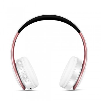 Free shipping new Gold colors Bluetooth Headphones Wireless Stereo Headsets earbuds with Mic /TF Card