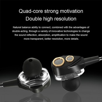 Four Speakers 6D Surround Sound  Bluetooth Earphones With TF Card Stereo Bass Sport Wireless Headphone For Mobile Phone