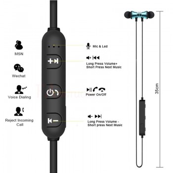 FANGTUOSI Wireless bluetooth earphone sport headset For Xiaomi iPhone 8 X stereo earbuds earphones fone de ouvido with mic