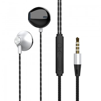 Metalamp;Ceramics HiFi Sound Heavy Bass Sound Earphone In-Ear Sport Earbuds With Mic For Mobile Phone Xiaomi Huawei 3.5mm Ear Phone
