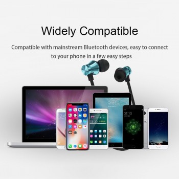 Magnetic Attraction Bluetooth Earphone Waterproof Sport Headset with Mic Handsfree Earphones Earbuds for Smart Phone M14