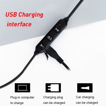 Magnetic Attraction Bluetooth Earphone Waterproof Sport Headset with Mic Handsfree Earphones Earbuds for Smart Phone M14