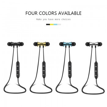 Magnetic Attraction Bluetooth Earphone Waterproof Sport Headset with Mic Handsfree Earphones Earbuds for Smart Phone M14