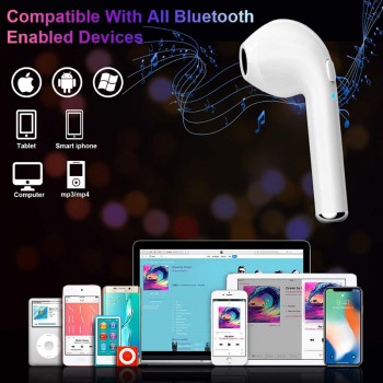 i7s TWS Bluetooth Earphones Ture Wireless Headset Stereo cordless earphone Sport Earbuds With Mic For Phones iphone Newest