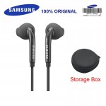 SAMSUNG Earphone EO-EG920 Wired with Black Storage Box  3.5mm plug In-ear Gaming Headsets Support Galaxy S8 S8P S9 S9P