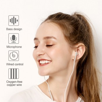 Original Huawei Honor AM116 Earphone Metal With Mic Volume Control For HUAWEI P7 P8 P9 Lite P10 Plus Honor 5X 6X Mate 7 8 9