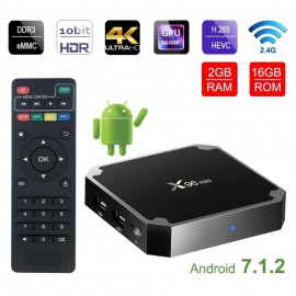 2018 android 7.1 tv box X96 mini WiFi 2GB 16GB Amlogic 8GB S905W tvbox Quad Core WiFi Media Player X96mini smart Set-top tv Box