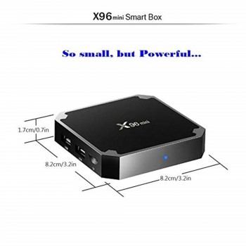 2018 android 7.1 tv box X96 mini WiFi 2GB 16GB Amlogic 8GB S905W tvbox Quad Core WiFi Media Player X96mini smart Set-top tv Box