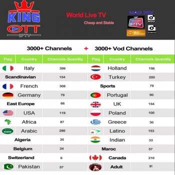 Iptv Espa a Spain Dutch Turkey Portugal Italia France Subscription Iptv Adult M3u Youporn Vod For X96 H96 Mag Htv Android Tv box
