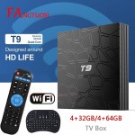 FANGTUOSI T9 TV Box Android 8.1 4GB 32GB 64GB Smart TV  Rockchip RK3328 1080P H.265 4K Google Play Netflix Youtube media player