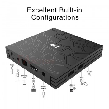 FANGTUOSI T9 TV Box Android 8.1 4GB 32GB 64GB Smart TV  Rockchip RK3328 1080P H.265 4K Google Play Netflix Youtube media player