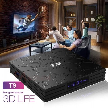 FANGTUOSI T9 TV Box Android 8.1 4GB 32GB 64GB Smart TV  Rockchip RK3328 1080P H.265 4K Google Play Netflix Youtube media player