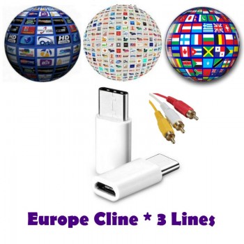 1 year/6 month Cccam 6clines for Satellite Receiver Set top box Spain UNITED KINGDOM Germany French POLSAT MOVISTAR
