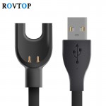 Rovtop Chargers For Xiaomi Mi Band 2 3 Charger Cable Data Cradle Dock Charging Cable For Xiaomi MiBand 2 3 USB Charger Line Z3