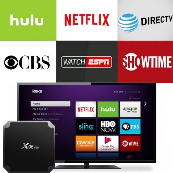 X96 Mini Android 7.1 BOX with 1 year Netflix Normal account Deezer work on all device set top box media player