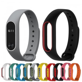 Sale Xiaomi Mi Band 2 Strap and charger For Mi Band 2 Silicone Strap Bracelet Replacement Wristband Colorful wrist Strap