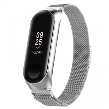 Rovtop Strap For Xiaomi Mi Band 3 Strap For Xiaomi Miband 3 Bracelet For Xiaomi Mi Band 3 Magnet Metal Stainless Steel