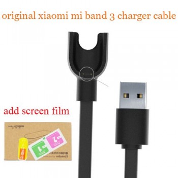 Original Xiaomi Mi Band 3 Charger Cable Gold-plated charging contacts easy to carry Mini portable Miband 3 Charging Cable
