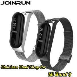 Strap bracelet for Xiaomi Mi Band 3 Strap Screwless for Xiaomi Mi Band 3 Strap Metal Stainless Steel MiBand 3 Wrist Band Belt