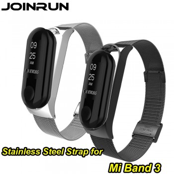 Strap bracelet for Xiaomi Mi Band 3 Strap Screwless for Xiaomi Mi Band 3 Strap Metal Stainless Steel MiBand 3 Wrist Band Belt