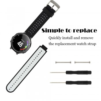 Honecumi Sport Smart Watch Band for Garmin Forerunner 235/230/620/630/735XT/235Lite Silicone Strap Watchband Bracelet Accessory