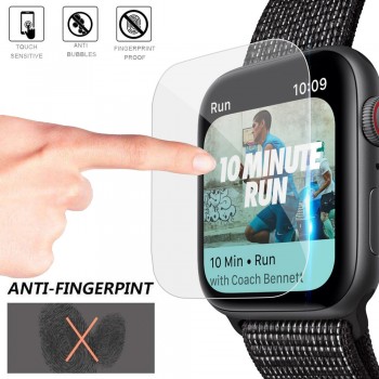 5Pack HD Full Coverage TPU Screen Protector Film For Apple Watch Series 4 (44mm)  Sep21