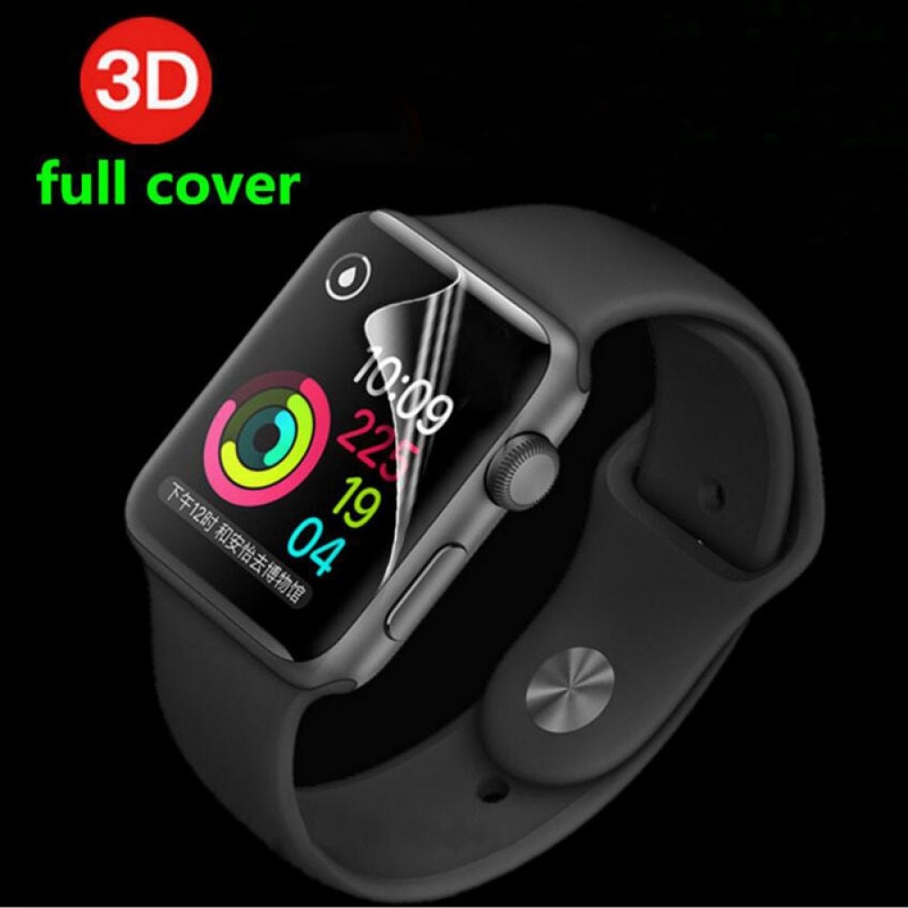 3D Anti-Shock TPU (Not Glass) Full Coverage Protective Film For iwatch Apple Watch Series 1/2/3 38mm 42mm Screen Protector Cover