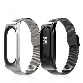 Metal Bracelet for Xiaomi Band 3 Wrist Strap Miband 3 Wristband Smart Watch Band Mi Band3 Stainless Steel Strap for Mi3