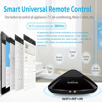 Broadlink RM Pro 2019 New Version RM33 RM Mini3 IR+RF+WiFi Smart Home Universal Intelligent Remote Controller For Ios Android