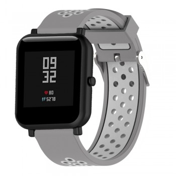 Torntisc Smart Accessories For Xiaomi Huami Bip Smart Watch 20mm Youth Sport Smartwatch Wrist Band Strap Silicone Double Color