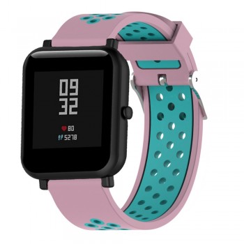 Torntisc Smart Accessories For Xiaomi Huami Bip Smart Watch 20mm Youth Sport Smartwatch Wrist Band Strap Silicone Double Color