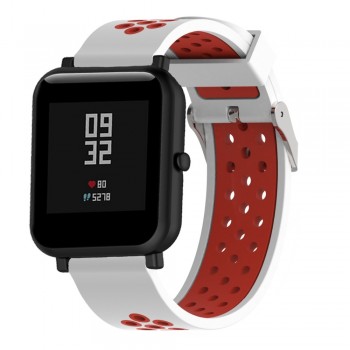 Torntisc Smart Accessories For Xiaomi Huami Bip Smart Watch 20mm Youth Sport Smartwatch Wrist Band Strap Silicone Double Color