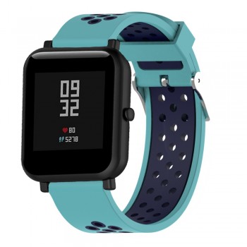 Torntisc Smart Accessories For Xiaomi Huami Bip Smart Watch 20mm Youth Sport Smartwatch Wrist Band Strap Silicone Double Color