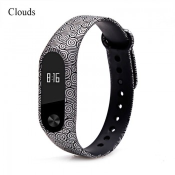 BOORUI new Miband 2 strap pulsera Silicone pulseira band2 wrist strap replacement for xiaomi mi 2 smart Bracelet  wristbands
