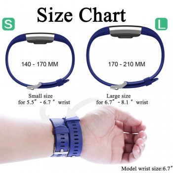 DUSZAKE Accessories For Fitbit Charge 2 Band Replacement Bracelet Strap For Fitbit Charge 2 Band Wristband For Fitbit Charge 2