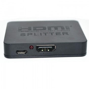 HDCP 4K HDMI Splitter Full HD 1080p Video HDMI Switch Switcher 1X2 Split 1 in 2 Out Amplifier Dual Display For HDTV DVD PS3 Xbox